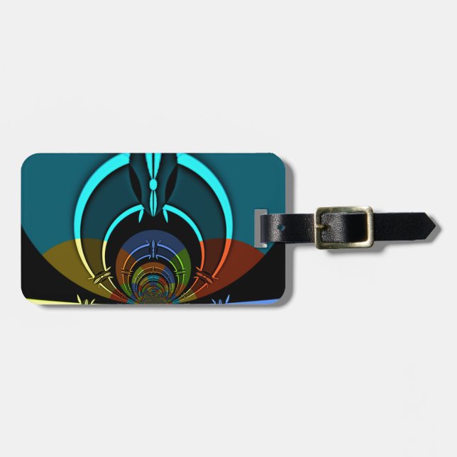 Maasai Colours Hakuna Matata Luggage Tag (Front Horizontal)