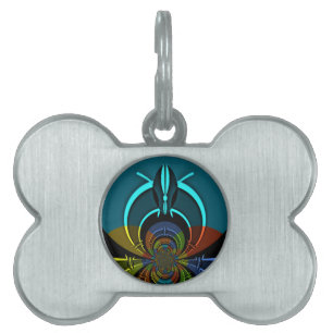 Maasai Colours Hakuna Matata Pet Name Tag