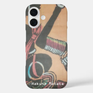 MAASAI Hakuna Matata. iPhone 16 Case