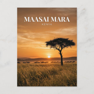 Maasai Mara, Narok, Rift Valley Postcard