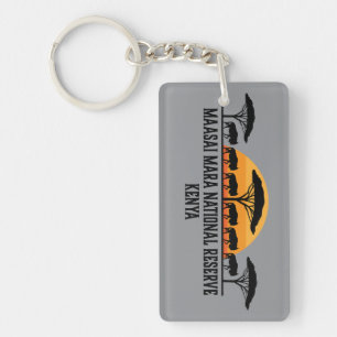 Maasai Mara National Reserve Kenya Key Ring