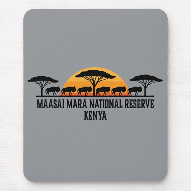 Maasai Mara National Reserve Kenya Mouse Mat (Front)
