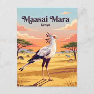 Maasai Mara National Reserve Kenya Postcard
