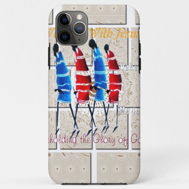 Maasai Morans Christian Art Print Case-Mate iPhone Case (Back)