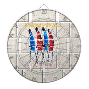 Maasai Morans Christian Art Print Dartboard