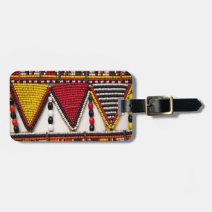 Maasai Tribal Beadwork Luggage Tag