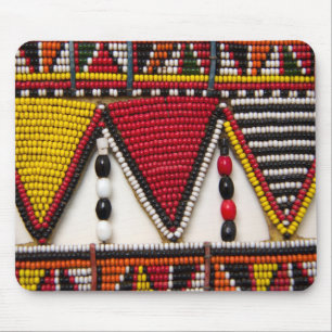 Maasai Tribal Beadwork Mouse Mat
