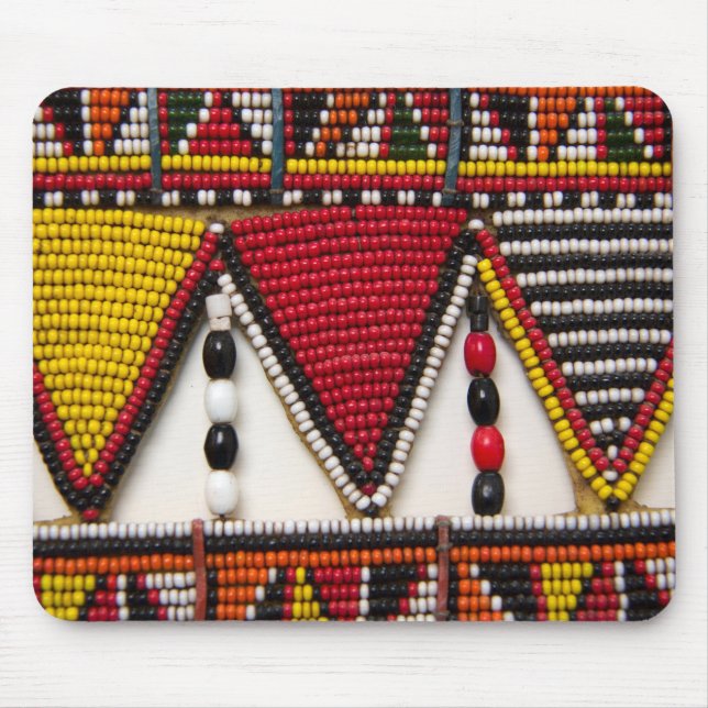 Maasai Tribal Beadwork Mouse Mat (Front)