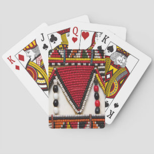 Maasai Tribal Beadwork Playing Cards