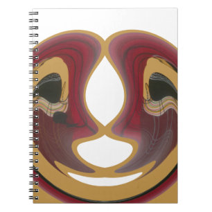 Maasai Tribal Whirl Art Print Notebook