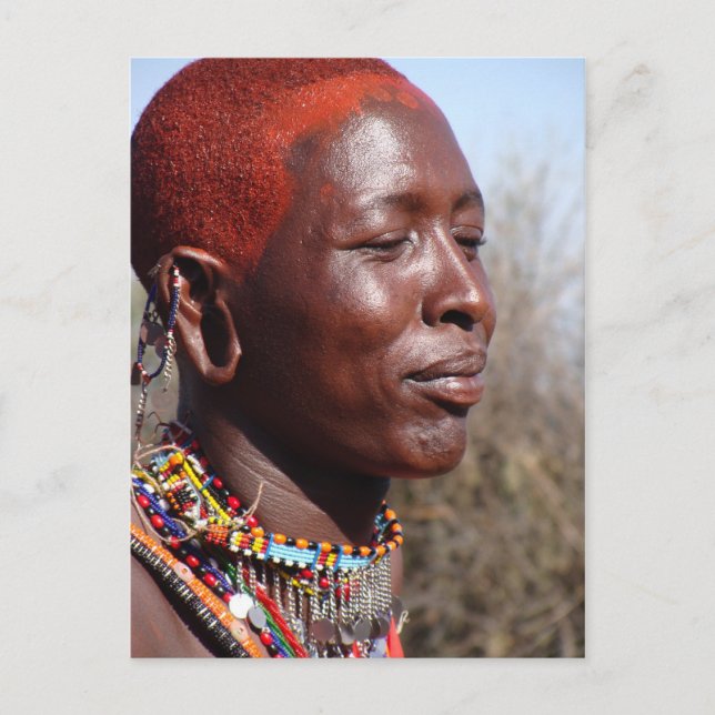 Maasai Warrior-2 Postcard (Front)