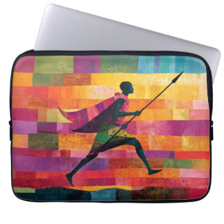 Maasai Warrior's Journey Laptop Sleeve