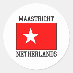 Maastricht Netherlands Classic Round Sticker