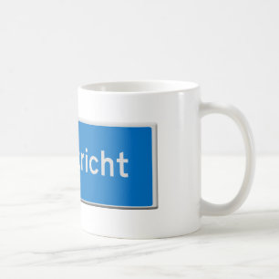 Maastricht road sign coffee mug
