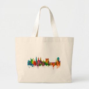 Maastricht The Netherlands Skyline Large Tote Bag