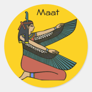 Maat 1 classic round sticker