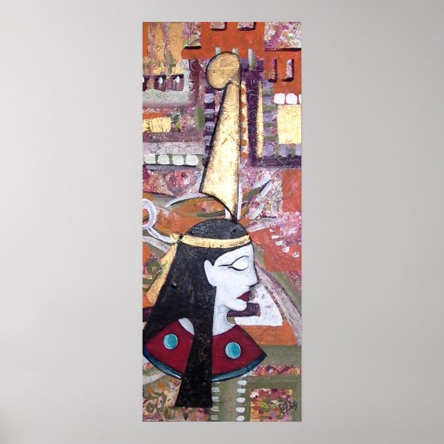 Maat - Egyptian Goddess Art Print (Front)