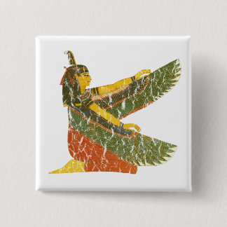 Maat kneeling 15 cm square badge