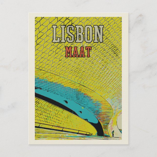MAAT museum in Lisbon Portugal Postcard (Front)