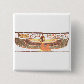 Maat- Nefertari tomb 15 Cm Square Badge