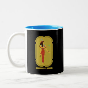 Maat On Gold Cartouche Two-Tone Coffee Mug