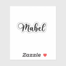 Mabel Name - Handwritten Calligraphy