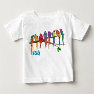Mabell's Zoo Animals, The Parrots Baby T-Shirt