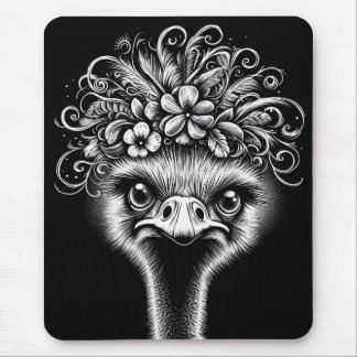 Mable The Ostrich Mouse Mat