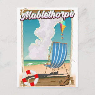 Mablethorpe Holiday poster Postcard