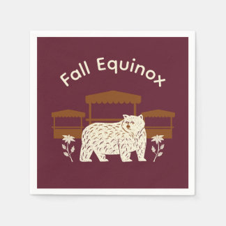  Mabon Harvest Fall Equinox Invitation Napkin