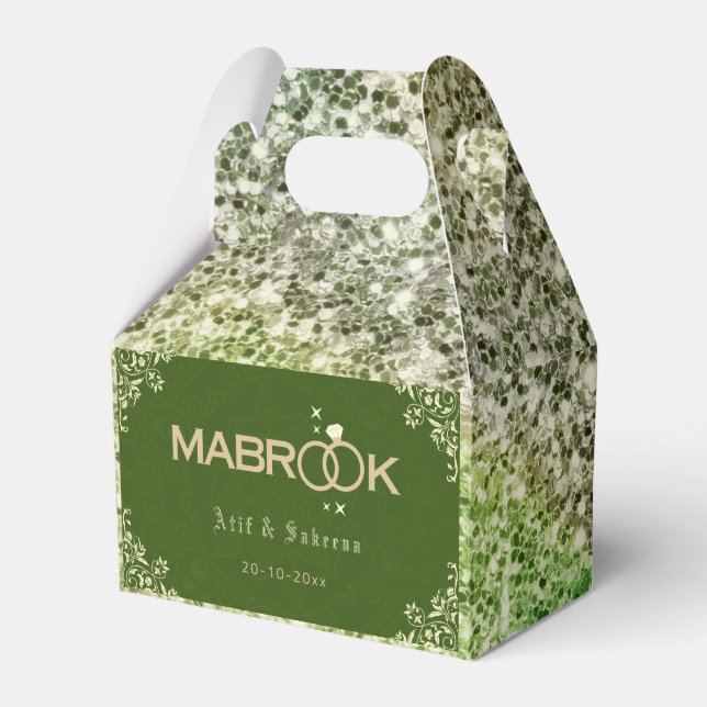 Mabrook  Nikah  Favour Box (Front Side)