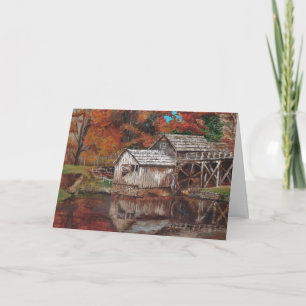 Mabry Mill Blank Card