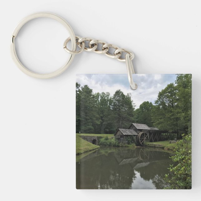 Mabry Mill, Virginia Key Ring (Front)