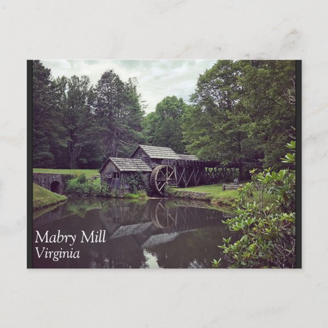 Mabry Mill, Virginia Postcard (Front)