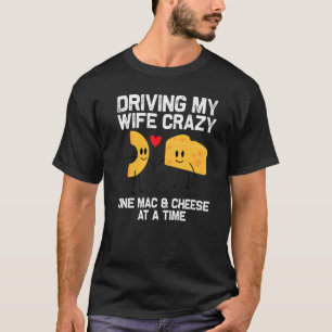 Mac And Cheese Designs For Men Dad Pasta Food T-Shirt