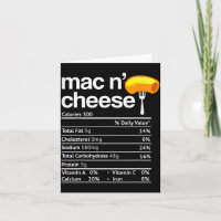 Mac And Cheese Nutrition Funny Thanksgiving Mac N'