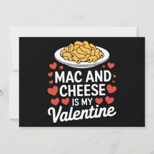 Mac And Cheese Valentine Mac n Cheese Lover Gift Invitation