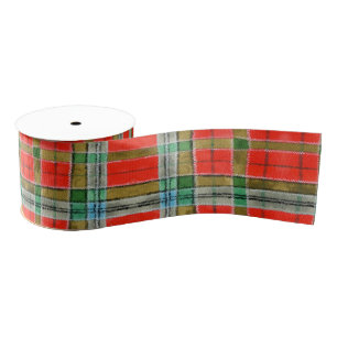MAC BAIN TARTAN 3" Wide Grosgrain Ribbon