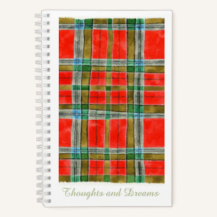 MAC BAIN TARTAN 5.5x8.5 Spiral Notebook