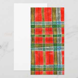 MAC BAIN TARTAN 8x4 Flat Card / Vertical