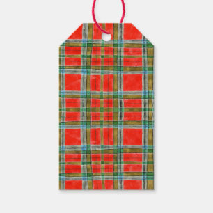 MAC BAIN TARTAN Gift Tags