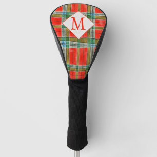 MAC BAIN TARTAN Golf Driver Cover + Initial