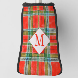 MAC BAIN TARTAN Golf Putter Cover + Initial