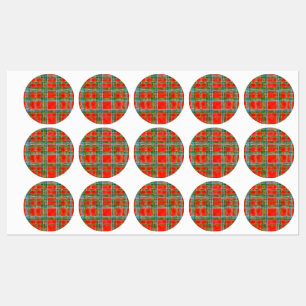 MAC BAIN TARTAN Waterproof Labels