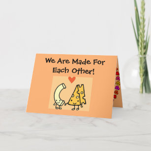Mac & Cheese - Cute Valentines Day Card