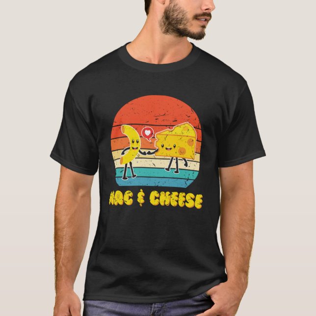Mac & Cheese Love Food Costume Cute Veggie T-Shirt (Front)