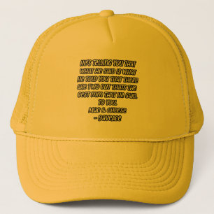 Mac & Cheese Quote Trucker Hat