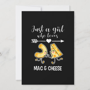 Mac & Cheese Shirt Funny Mac and Cheese Lover Gift Holiday Card