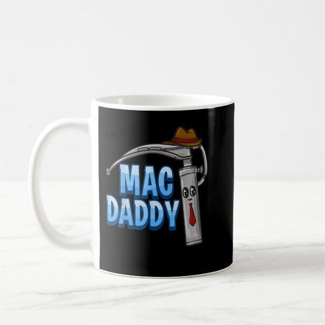 Mac Daddy Anaesthesia Laryngoscope Humour  Coffee Mug (Left)