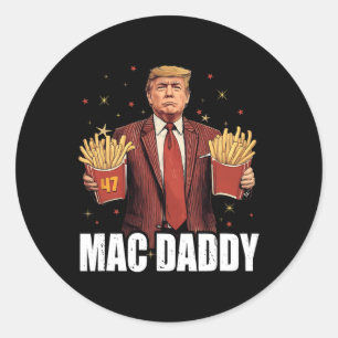 Mac Daddy Classic Round Sticker